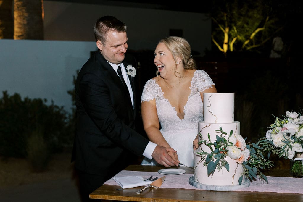Bride and Groom at their Andaz Scottsdale Wedding, Arizona Wedding Photographer