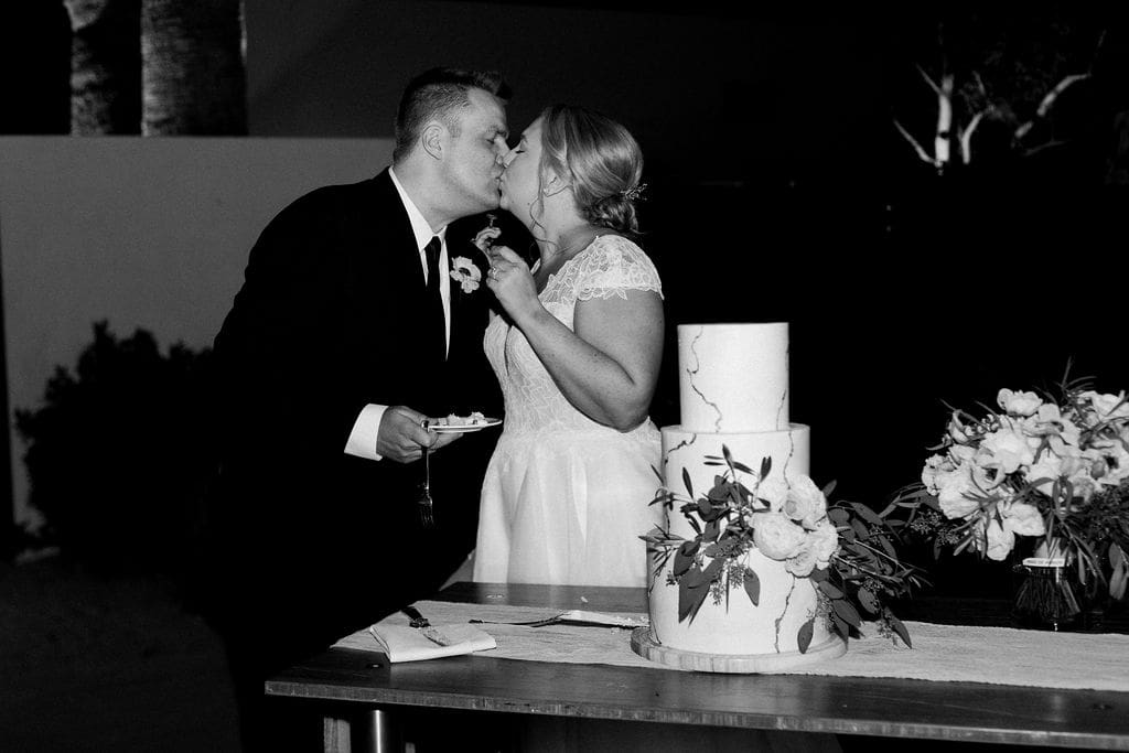 Bride and Groom at their Andaz Scottsdale Wedding, Arizona Wedding Photographer