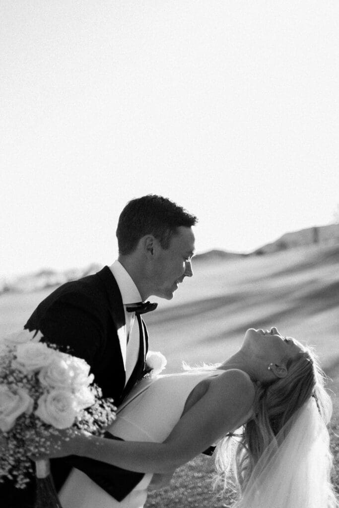 Bride and Groom Photos at Desert Mountain Wedding - Arizona Wedding Photographer