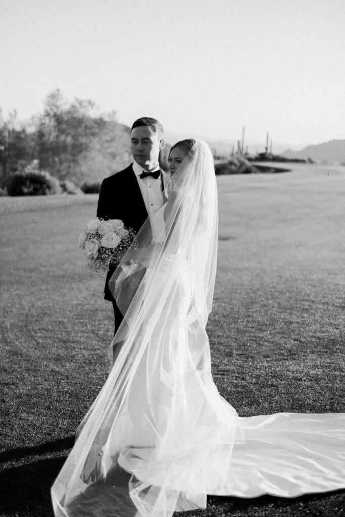 Bride and Groom Photos at Desert Mountain Wedding - Arizona Wedding Photographer