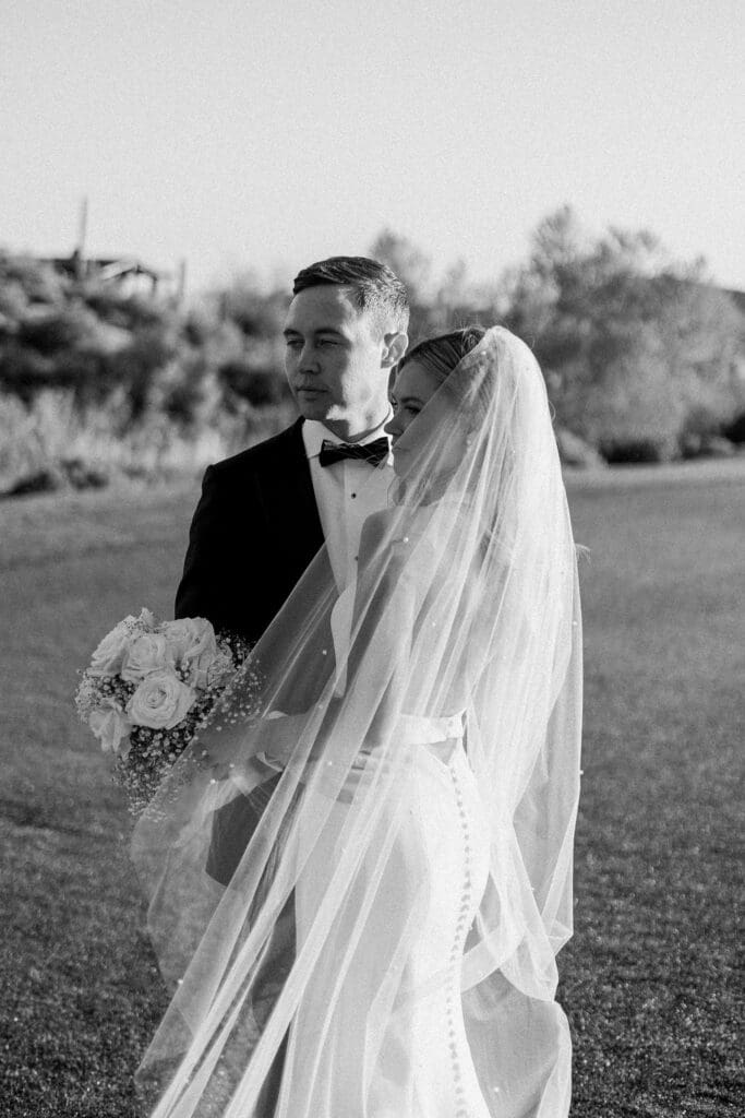 Bride and Groom Photos at Desert Mountain Wedding - Arizona Wedding Photographer