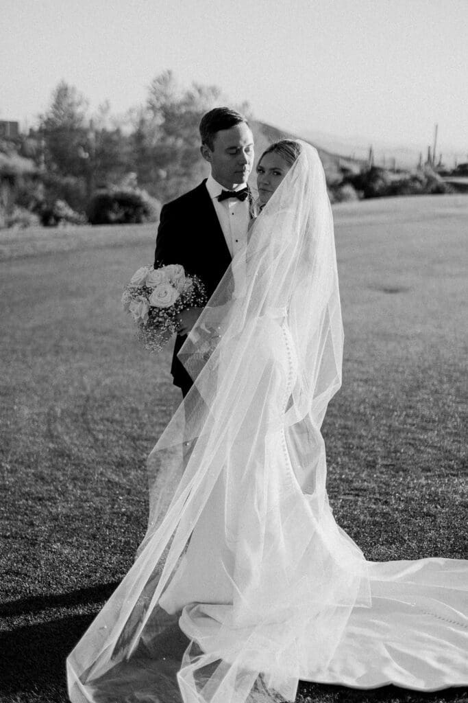 Bride and Groom Photos at Desert Mountain Wedding - Arizona Wedding Photographer