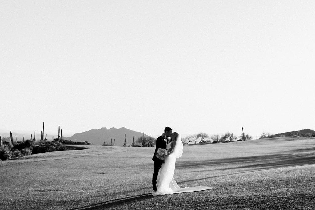 Bride and Groom Photos at Desert Mountain Wedding - Arizona Wedding Photographer