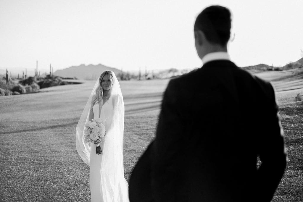 Bride and Groom Photos at Desert Mountain Wedding - Arizona Wedding Photographer