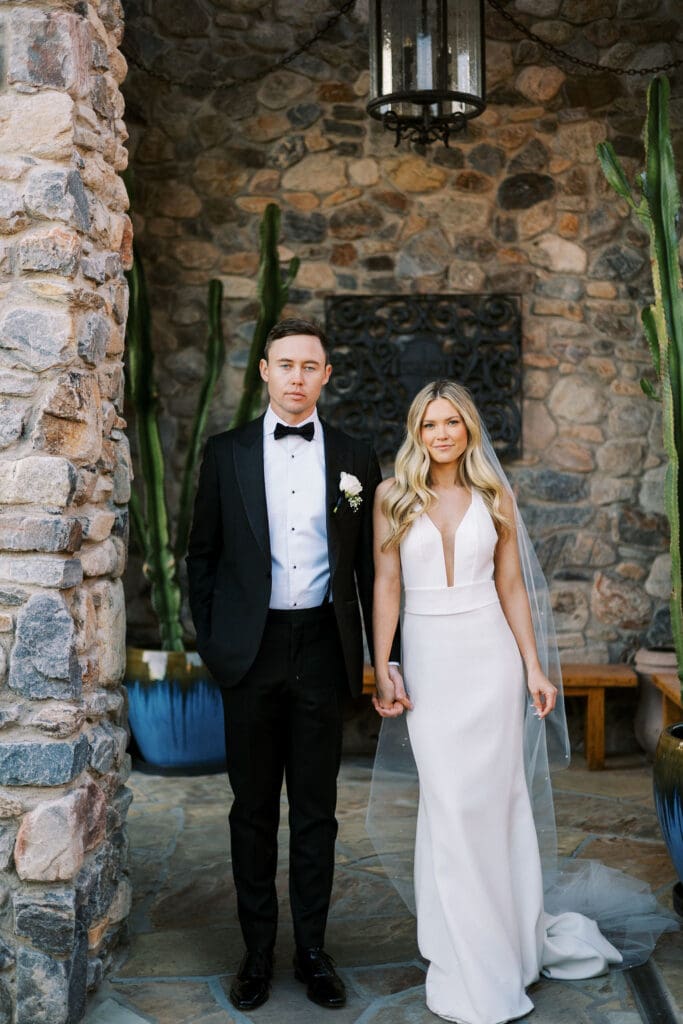 Bride and Groom Photos at Desert Mountain Wedding - Arizona Wedding Photographer