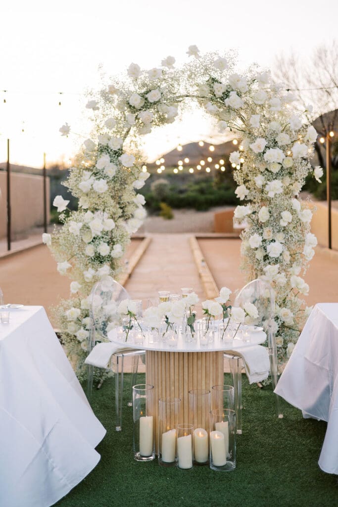 Reception Photos at Desert Mountain Wedding - Arizona Wedding Photographer