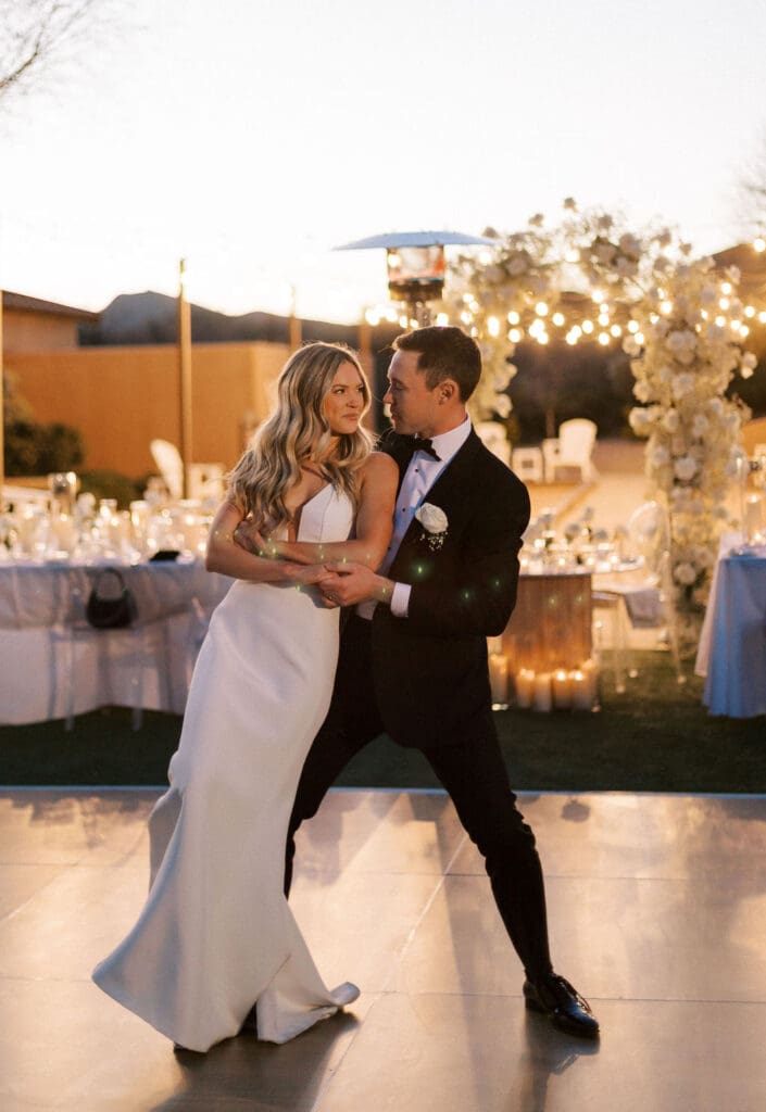 Reception Photos at Desert Mountain Wedding - Arizona Wedding Photographer
