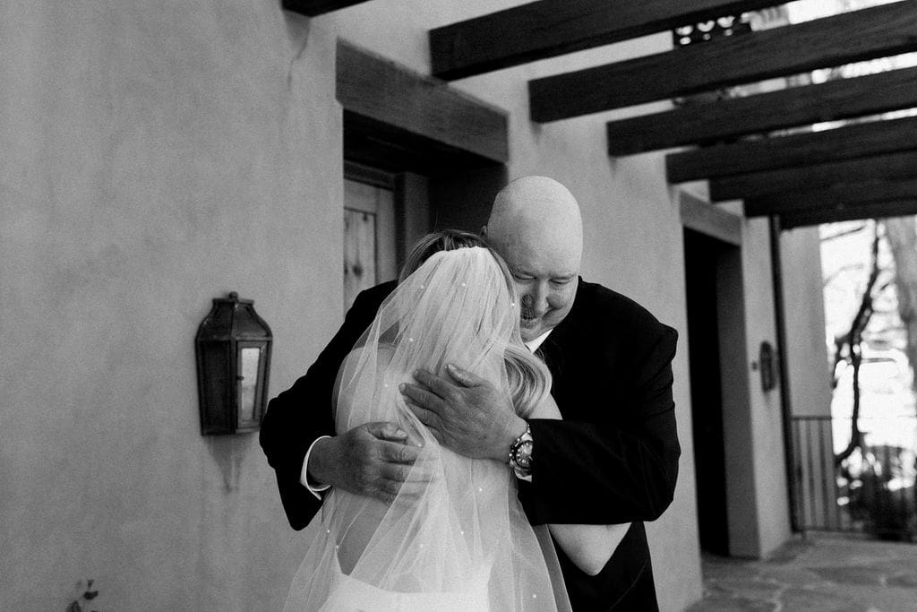 First look photos at Desert Mountain Wedding - Arizona Wedding Photographer