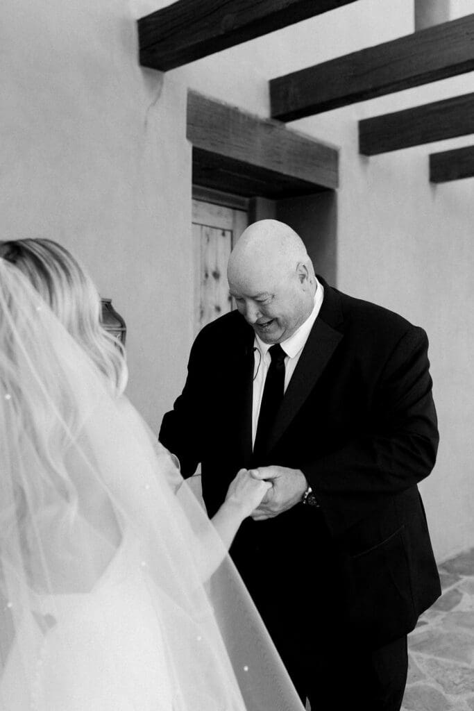 First look photos at Desert Mountain Wedding - Arizona Wedding Photographer