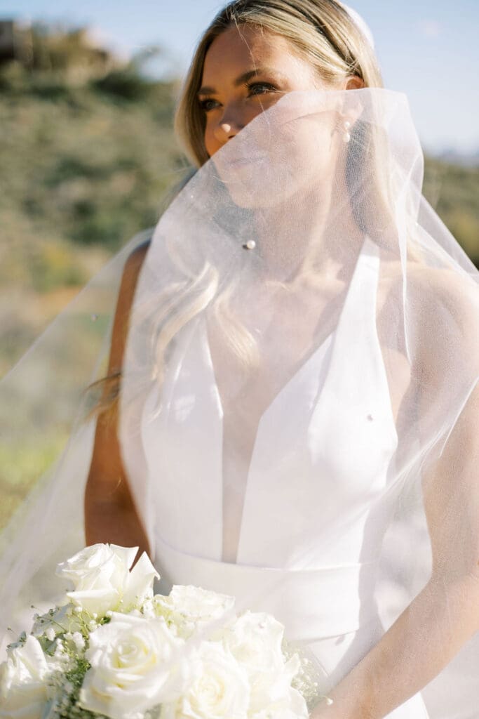 Bridal photos at Desert Mountain Wedding - Arizona Wedding Photographer