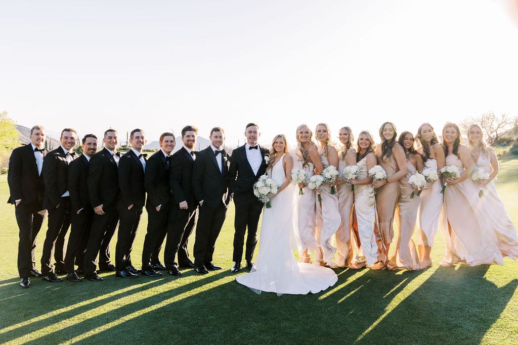 Bridal Party photos at Desert Mountain Wedding - Arizona Wedding Photographer