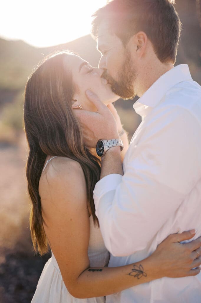 desert phoenix engagement session