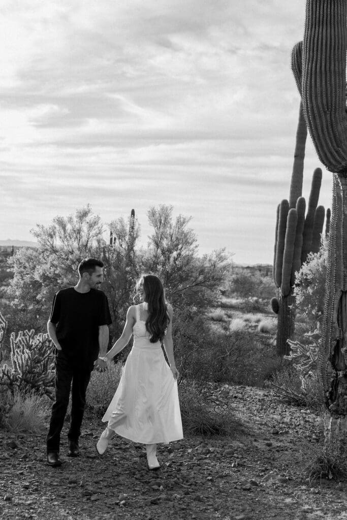 desert phoenix engagement session