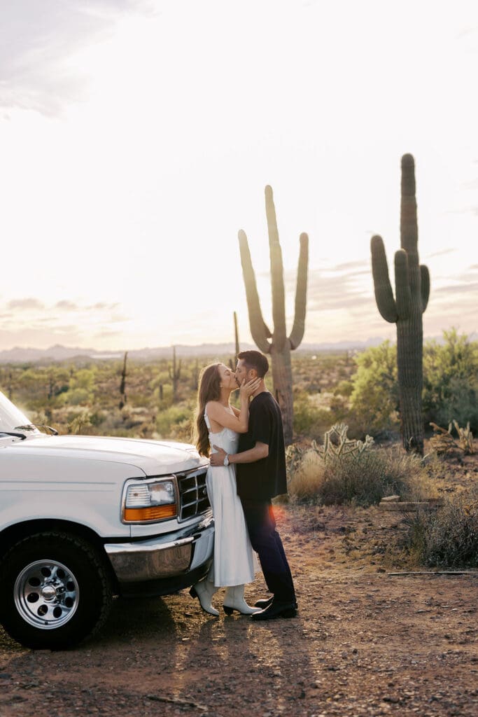 desert phoenix engagement session