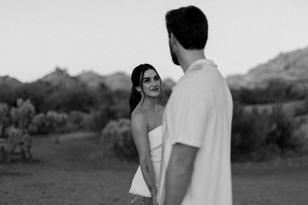 desert phoenix engagement session