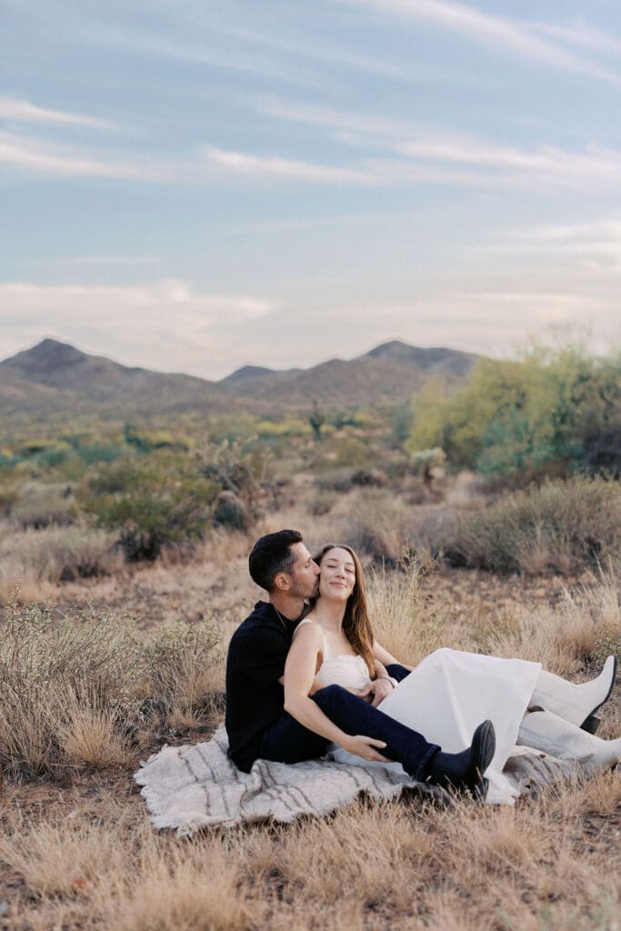 desert phoenix engagement session