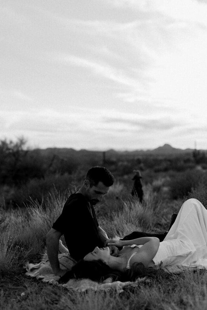 desert phoenix engagement session