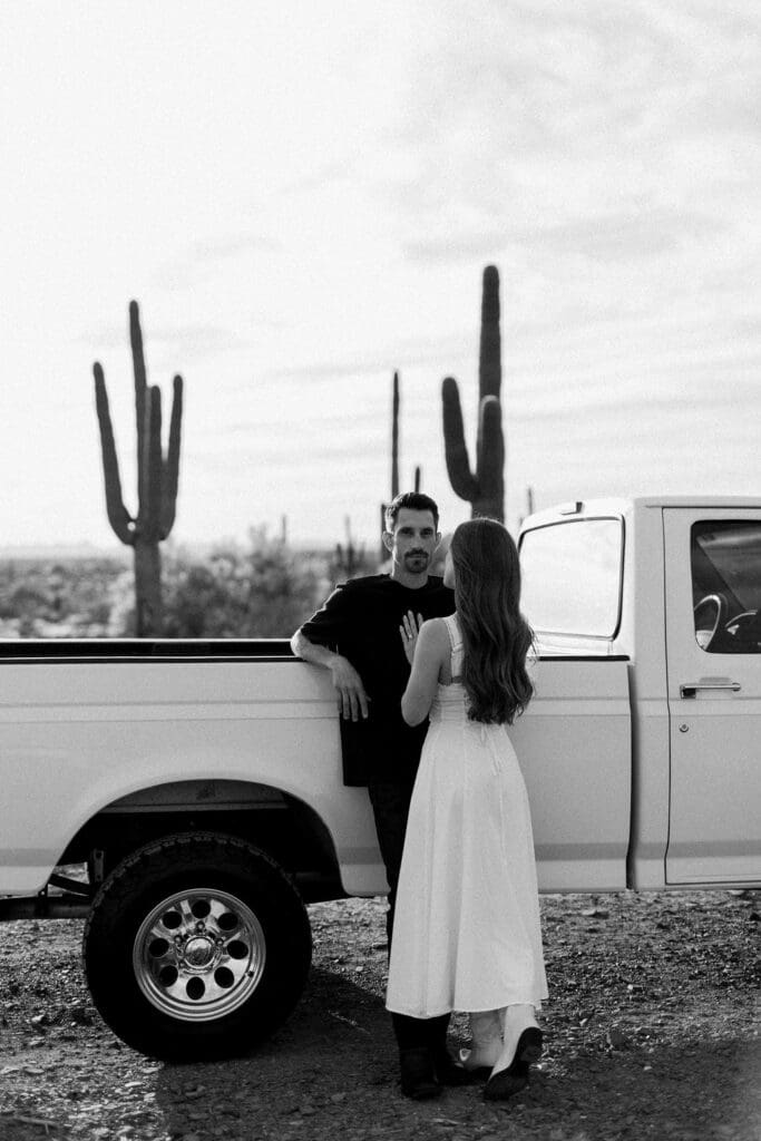 desert phoenix engagement session