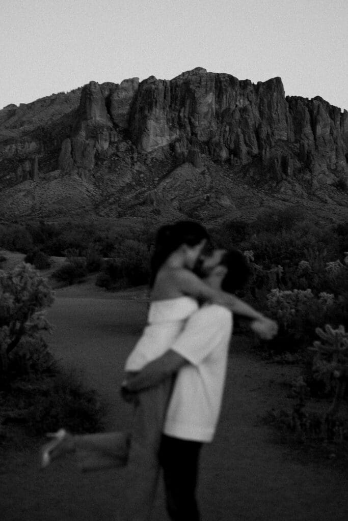 desert phoenix engagement session