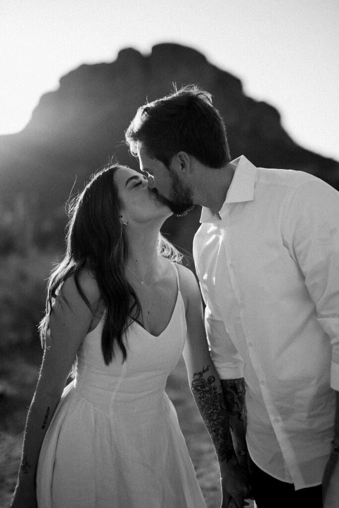 desert phoenix engagement session