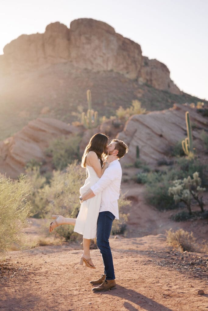 desert phoenix engagement session
