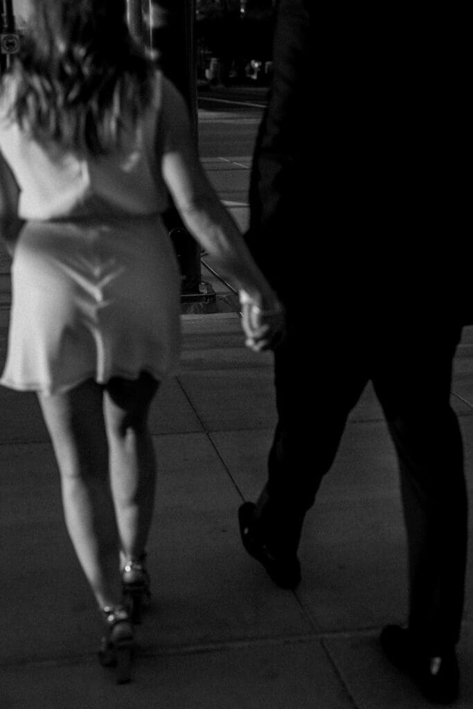 downtown phoenix engagement session