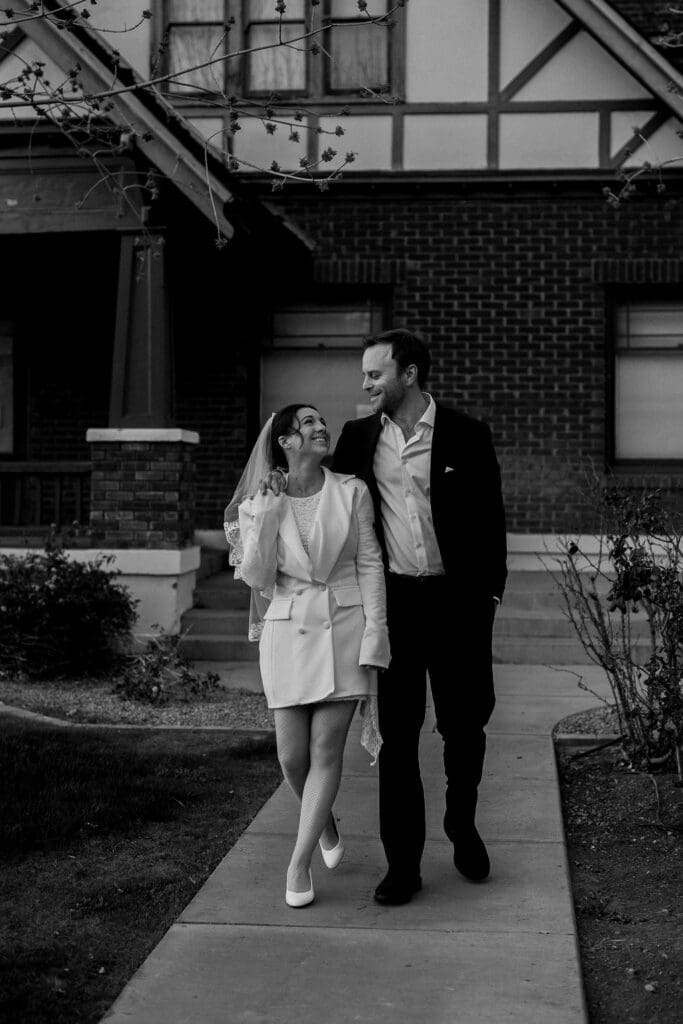 downtown phoenix engagement session