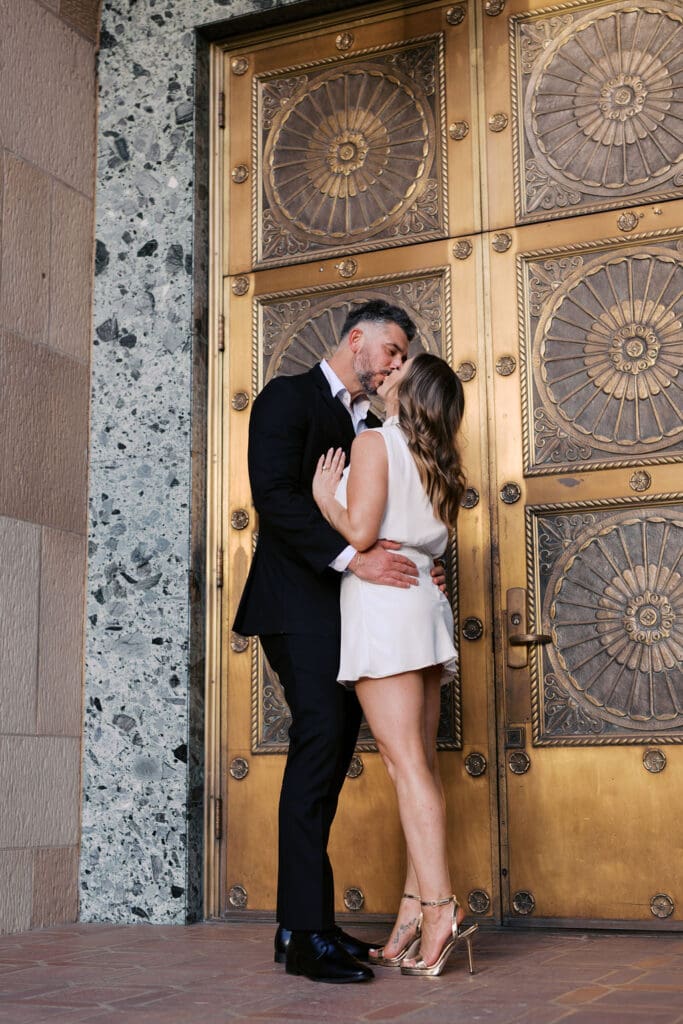 downtown phoenix engagement session