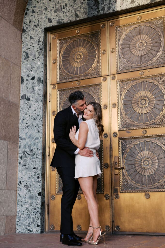 downtown phoenix engagement session