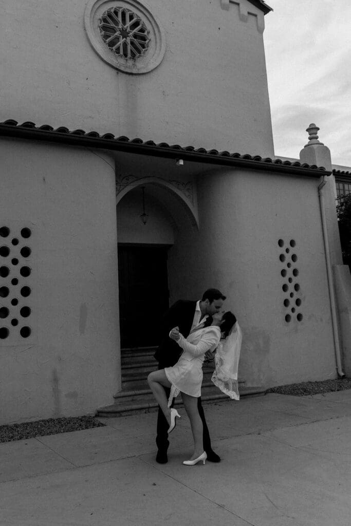 downtown phoenix engagement session