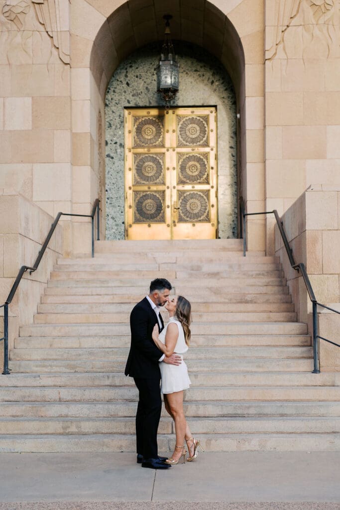 downtown phoenix engagement session
