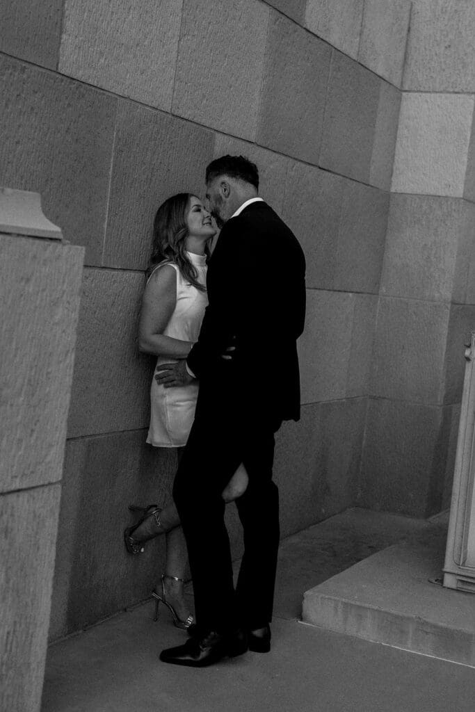 downtown phoenix engagement session