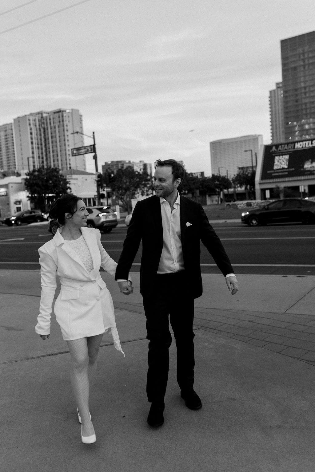 downtown phoenix engagement session