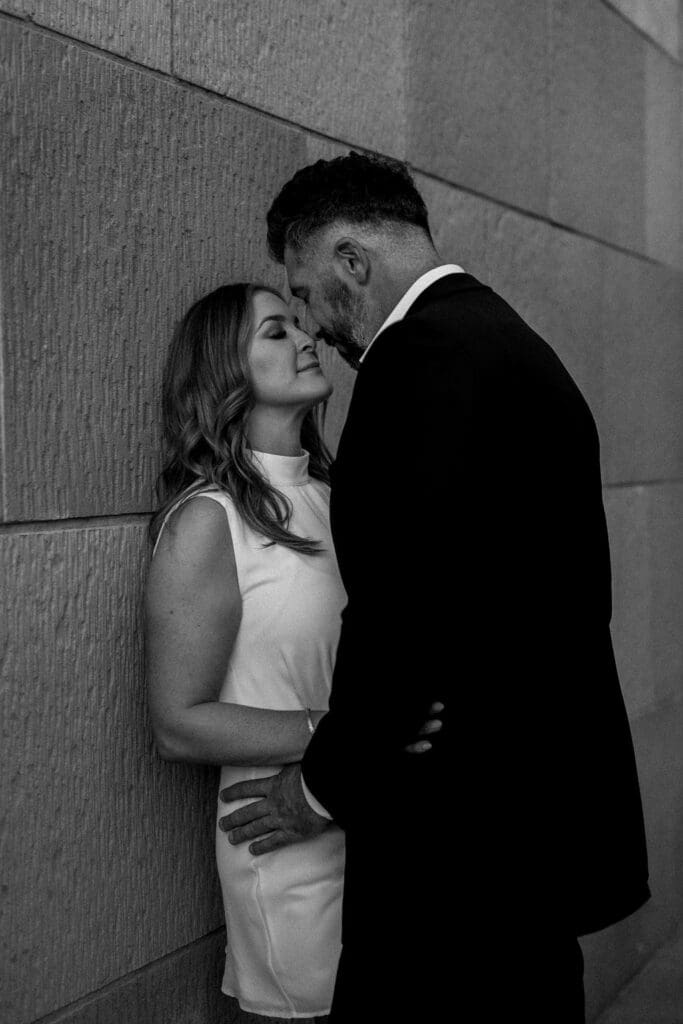 downtown phoenix engagement session