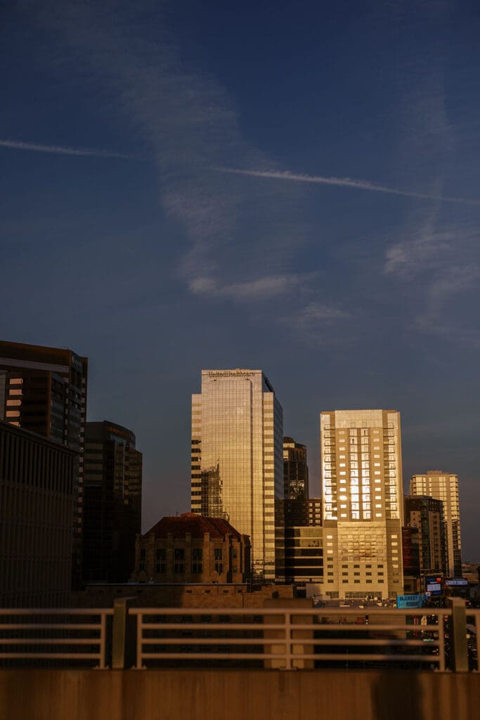 downtown phoenix engagement session