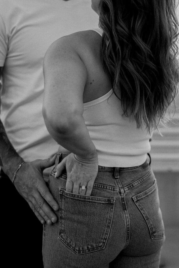 downtown phoenix engagement session