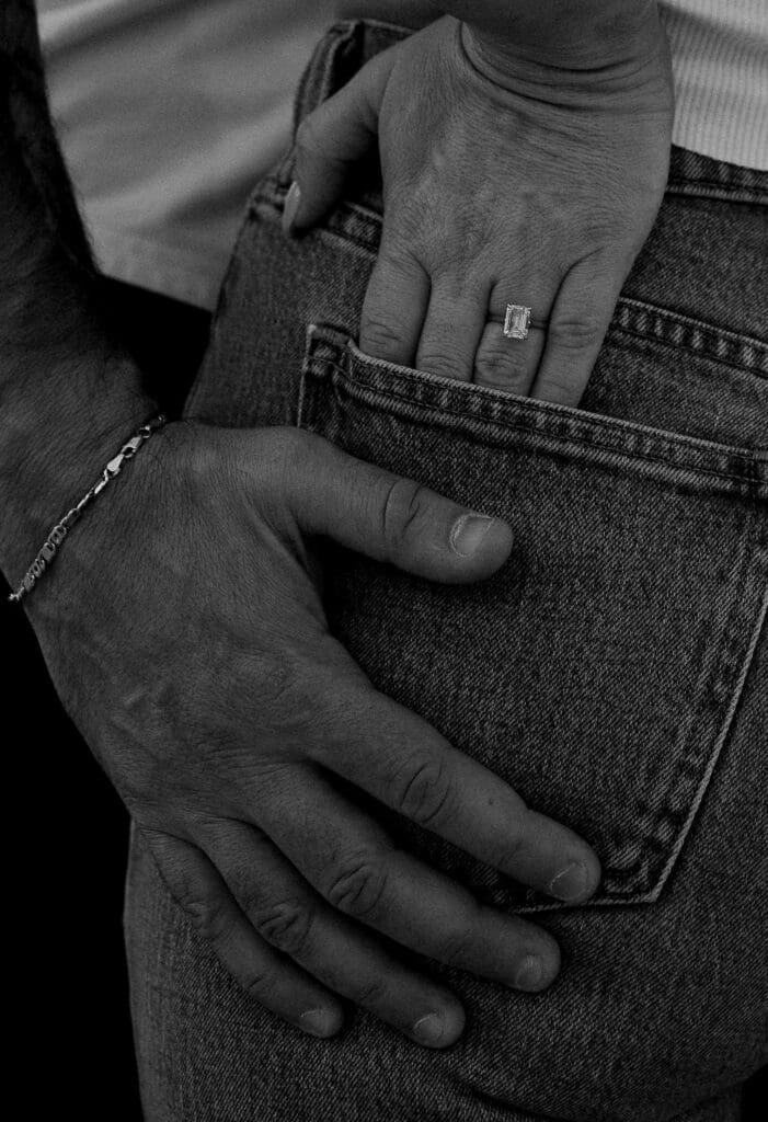 downtown phoenix engagement session