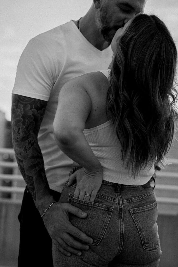 downtown phoenix engagement session