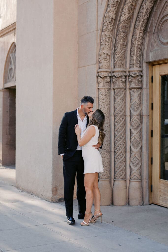 downtown phoenix engagement session