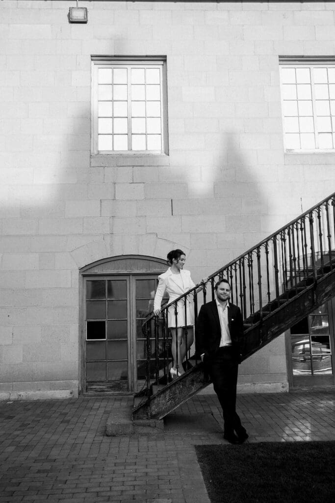downtown phoenix engagement session