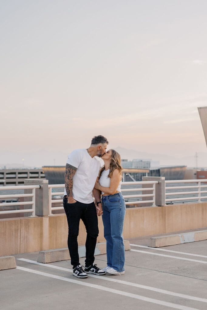 downtown phoenix engagement session