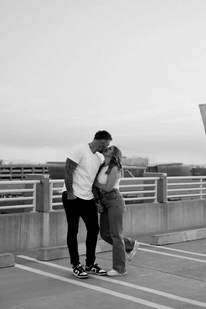 downtown phoenix engagement session
