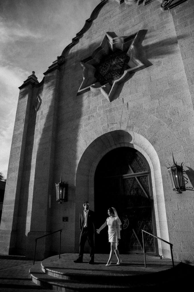 downtown phoenix engagement session