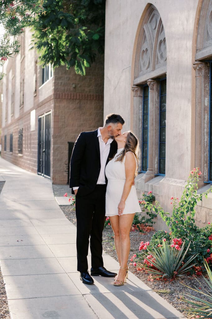 downtown phoenix engagement session