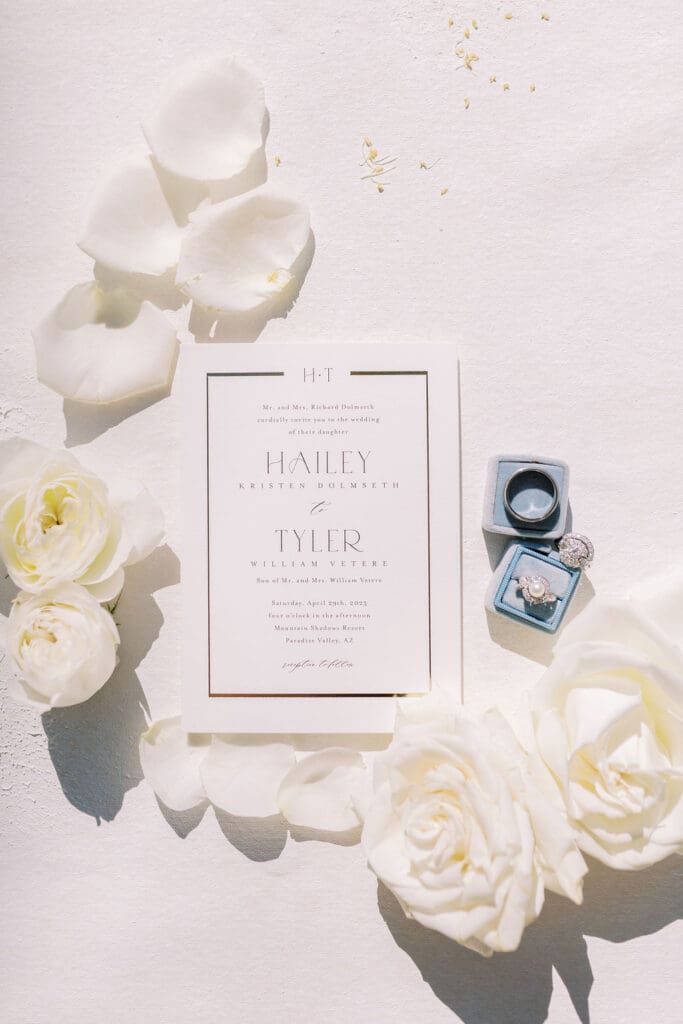 Detail photos at a Mountain Shadows Wedding Scottsdale, Arizona Wedding Photographer