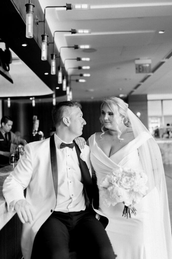 First Look photos at a Mountain Shadows Wedding Scottsdale, Arizona Wedding Photographer