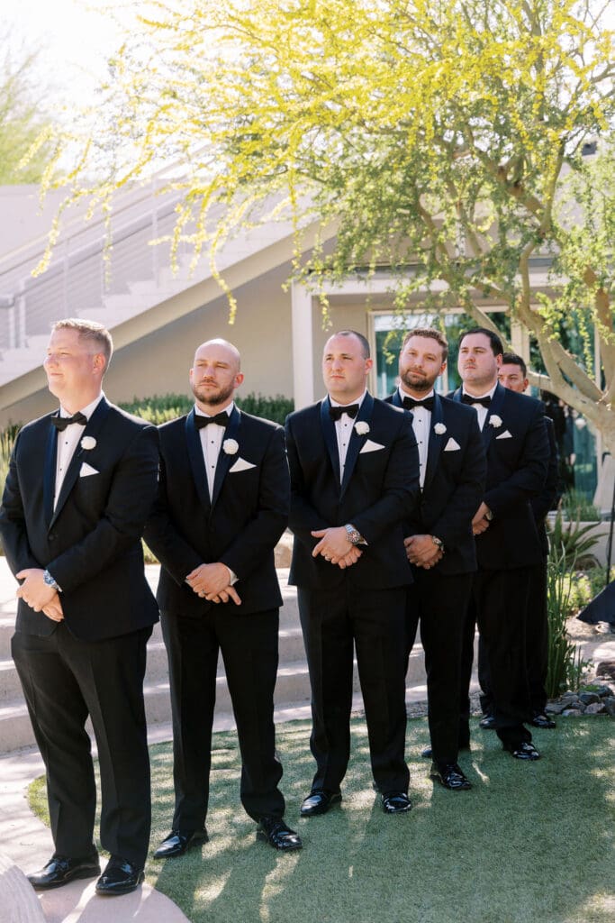 Bridal party photos at a Mountain Shadows Wedding Scottsdale, Arizona Wedding Photographer