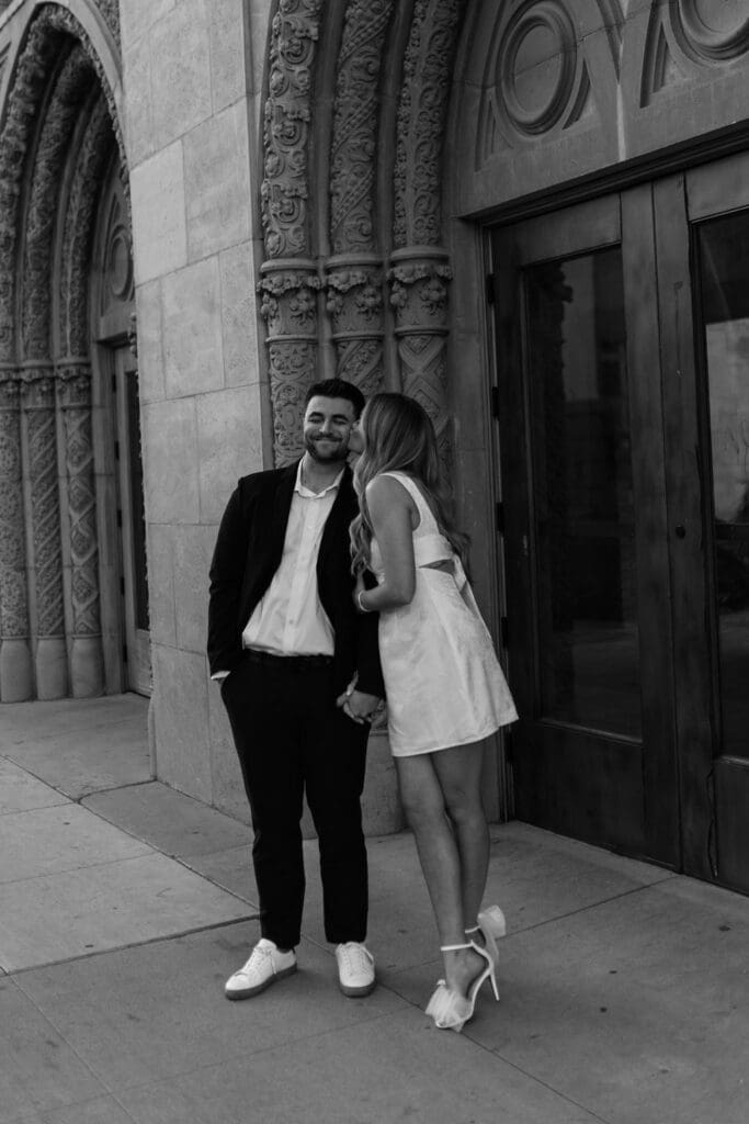 phoenix downtown engagement session