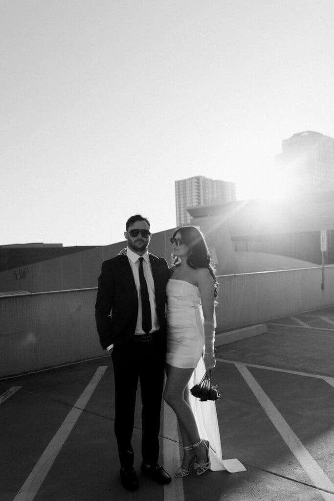 phoenix downtown engagement session
