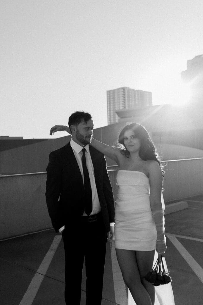 phoenix downtown engagement session